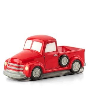 Red retro truck. Used. Excellent condition